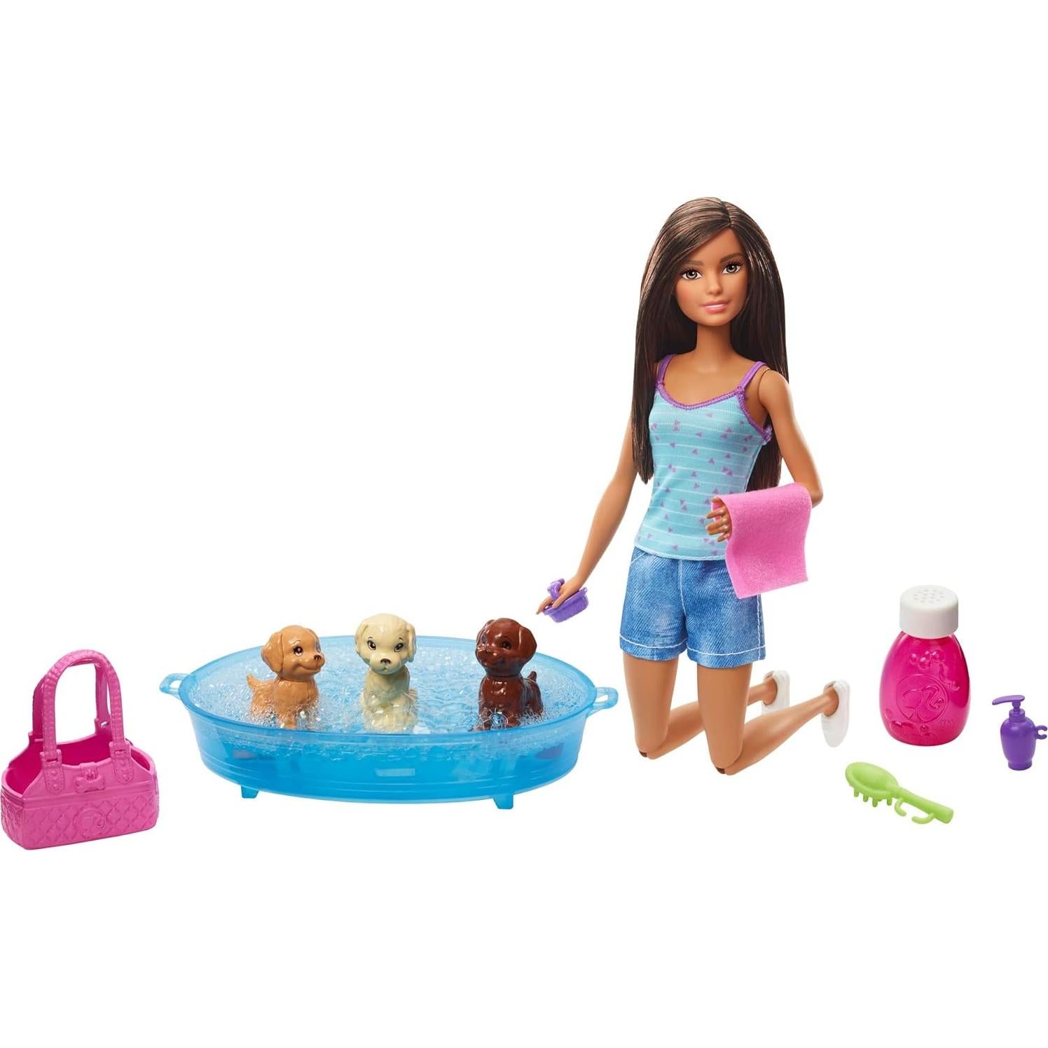 Juego de Mascotas y Accesorios Barbie Mattel - Morena
