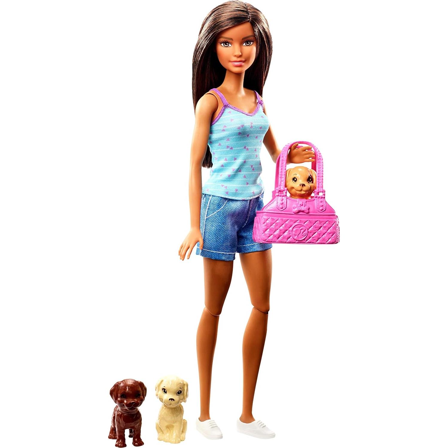 Juego de Mascotas y Accesorios Barbie Mattel - Morena