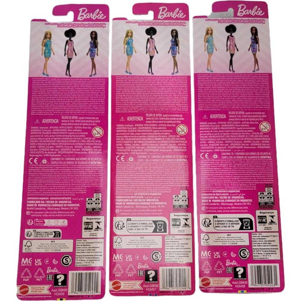 Muñecas Barbie Fabulosas - Paquete Coleccionista 3 Piezas 29.2 cm