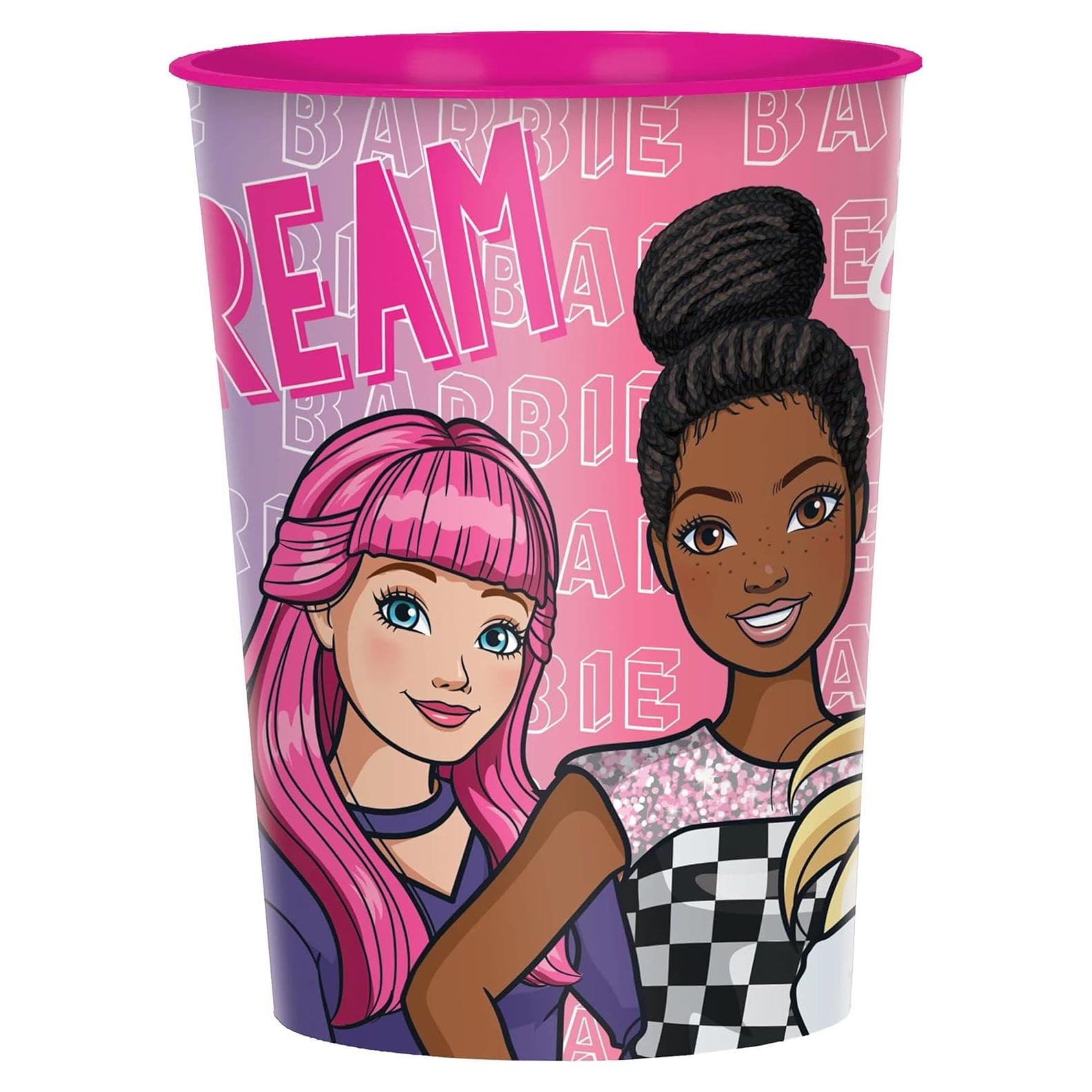 Vaso de Favor Multicolor Amscan Barbie Dream Together 473 ml