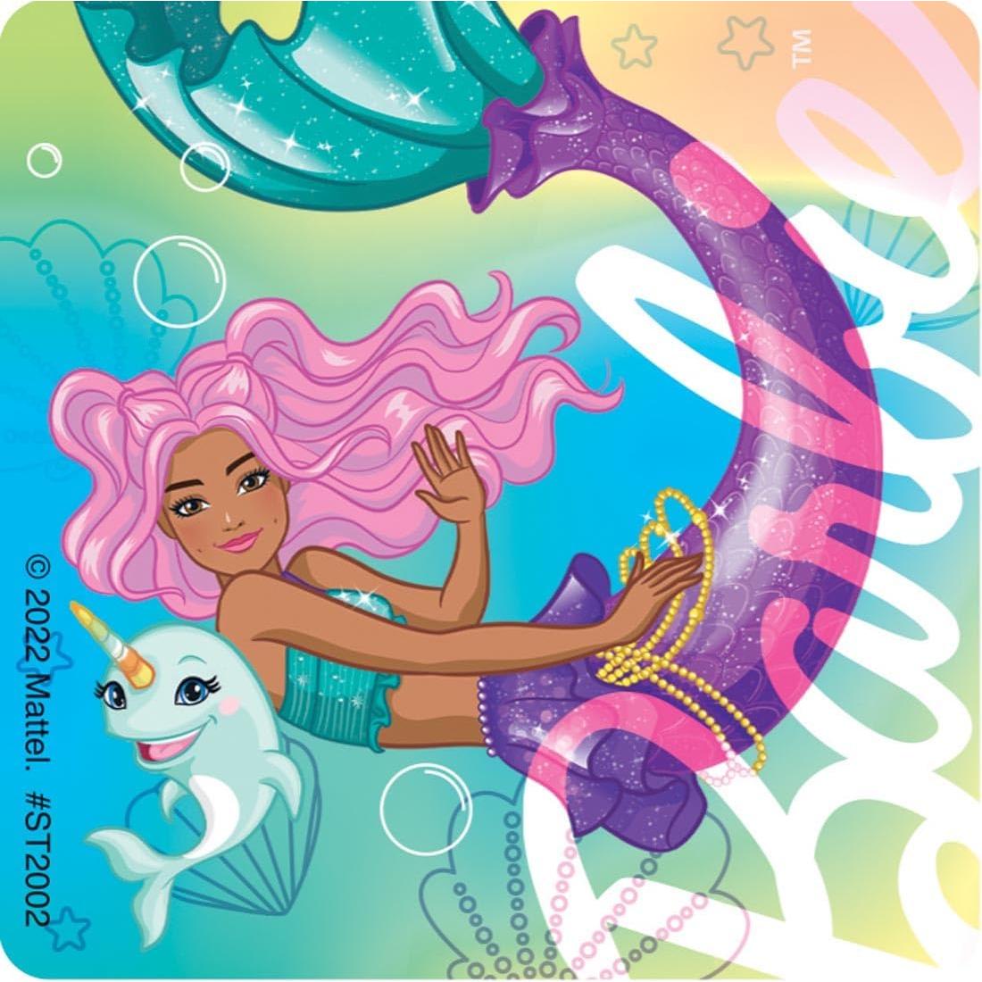 Calcomanías de Barbie Fantasía SmileMakers 100 piezas