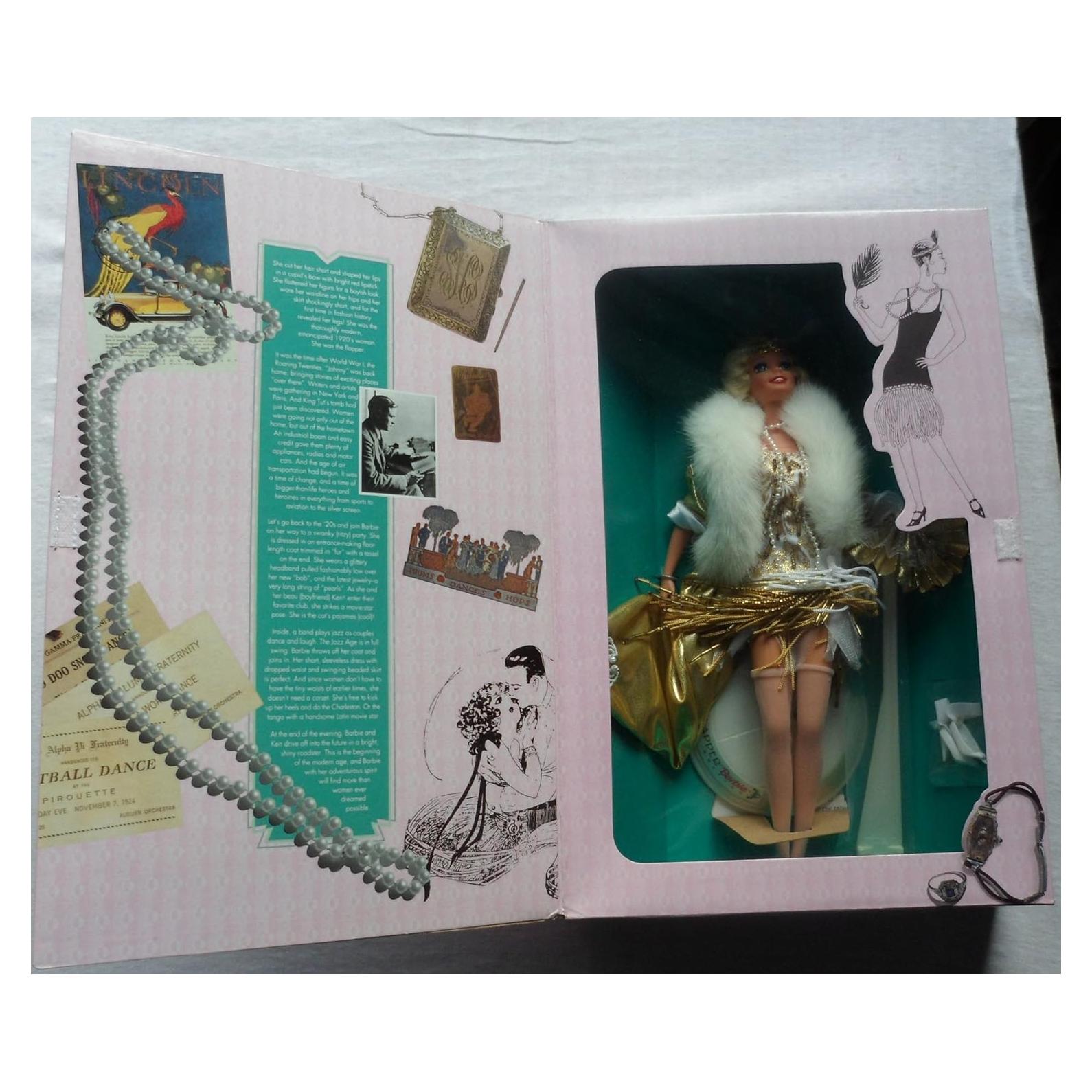 Muñeca Barbie Flapper 1920 Mattel 1993 Edición Coleccionista