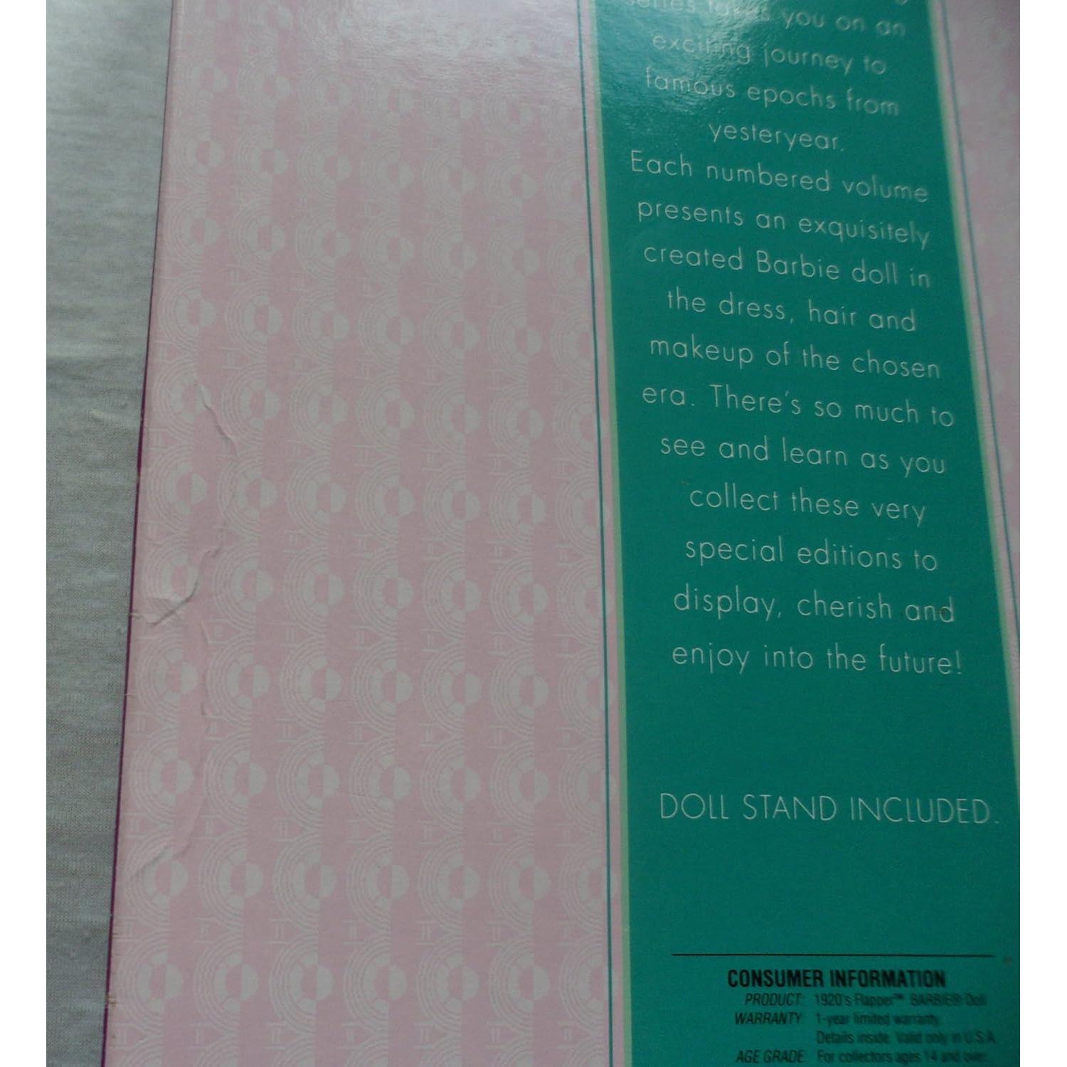 Muñeca Barbie Flapper 1920 Mattel 1993 Edición Coleccionista