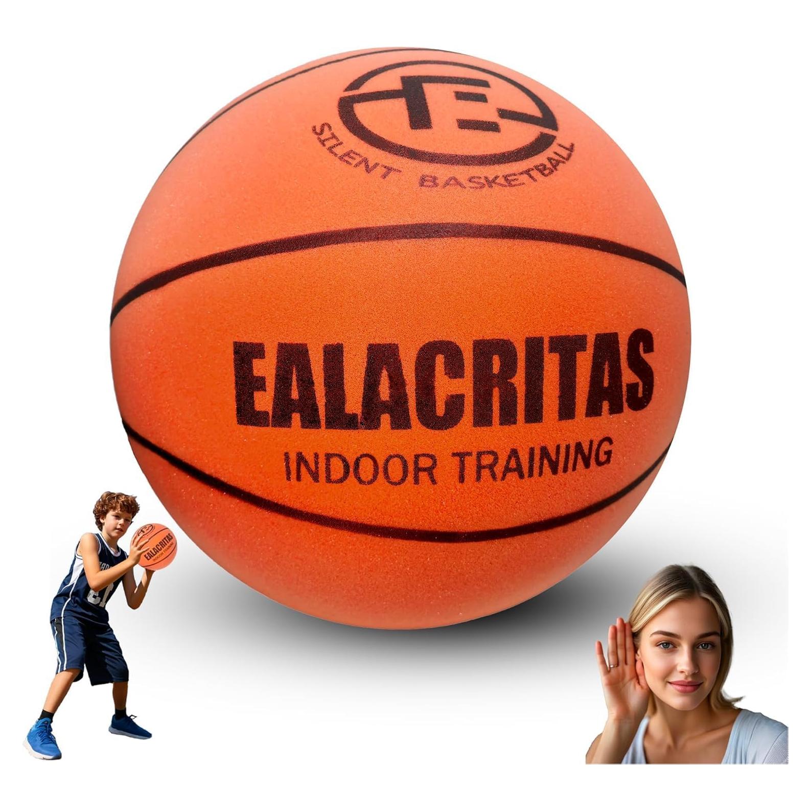 Balón de Baloncesto Silencioso Ealacritas No.5 Espuma 21 cm