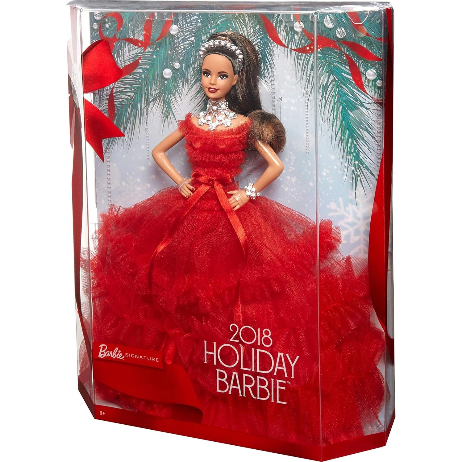 Muñeca Barbie de Vacaciones 2018 FRN71 - Vestido Rojo