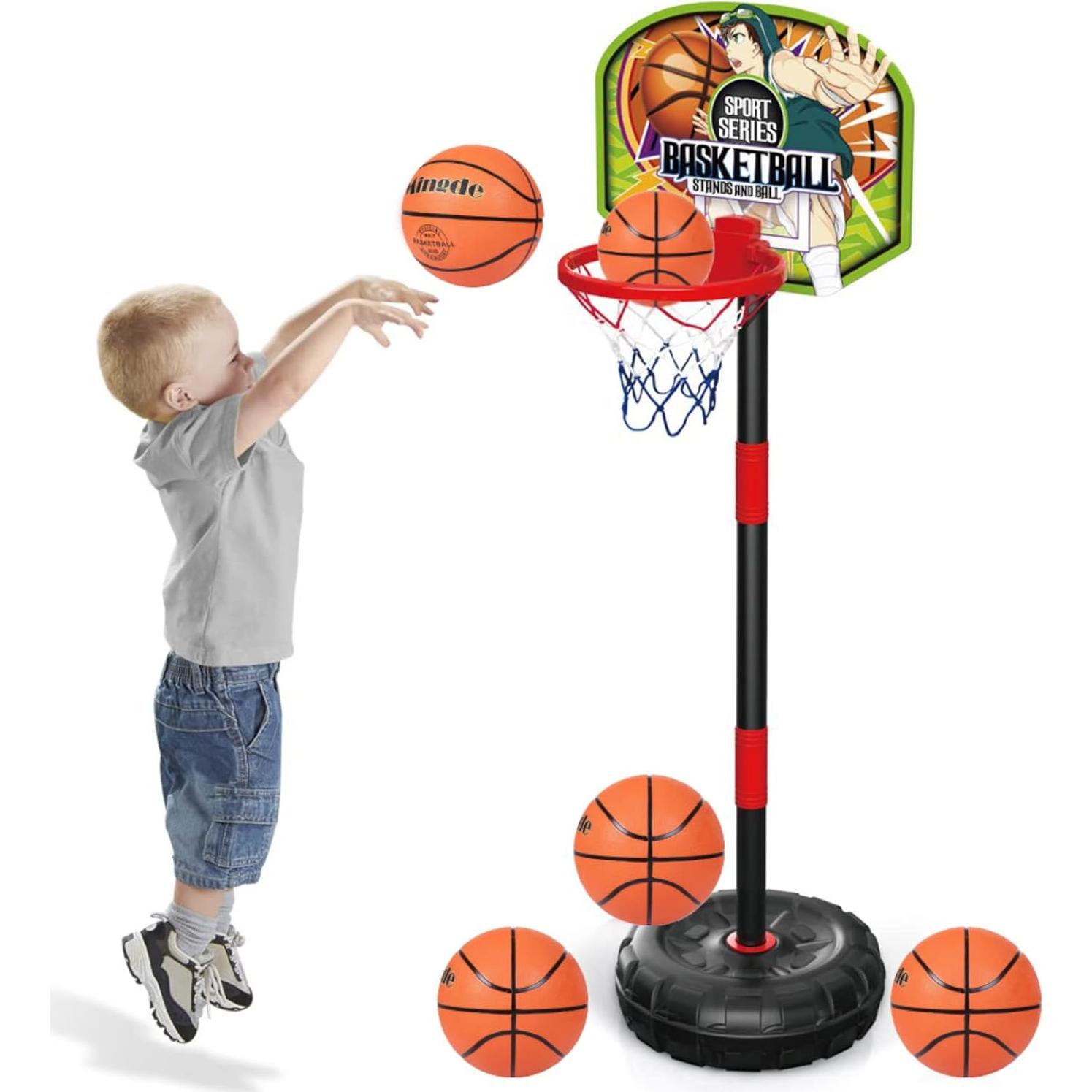 Balón de Baloncesto SPDTECH Tamaño 3 para Niños 1-6 Años