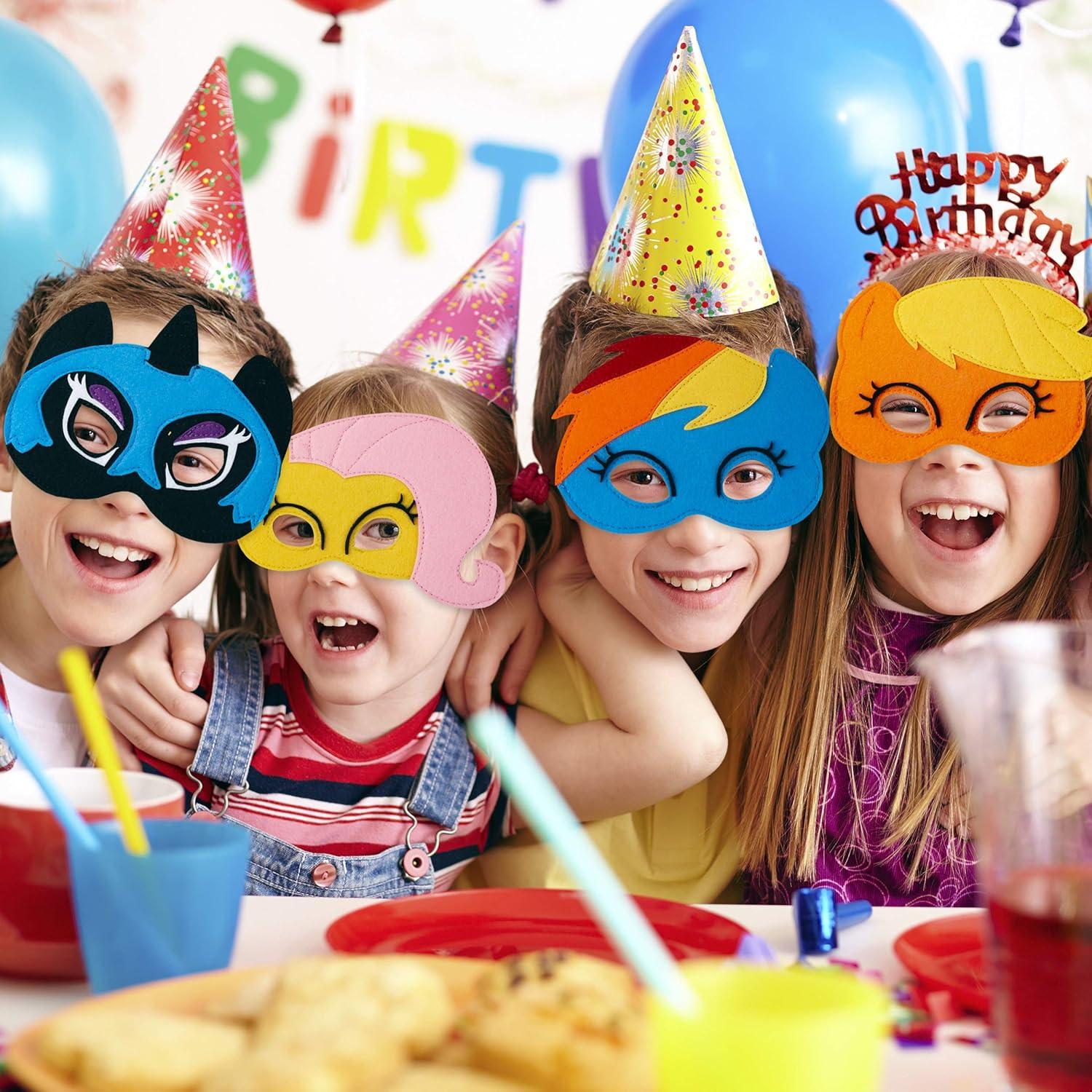 Mascarillas de Pony TEEHOME para Niñas - 12 Piezas Ajustables