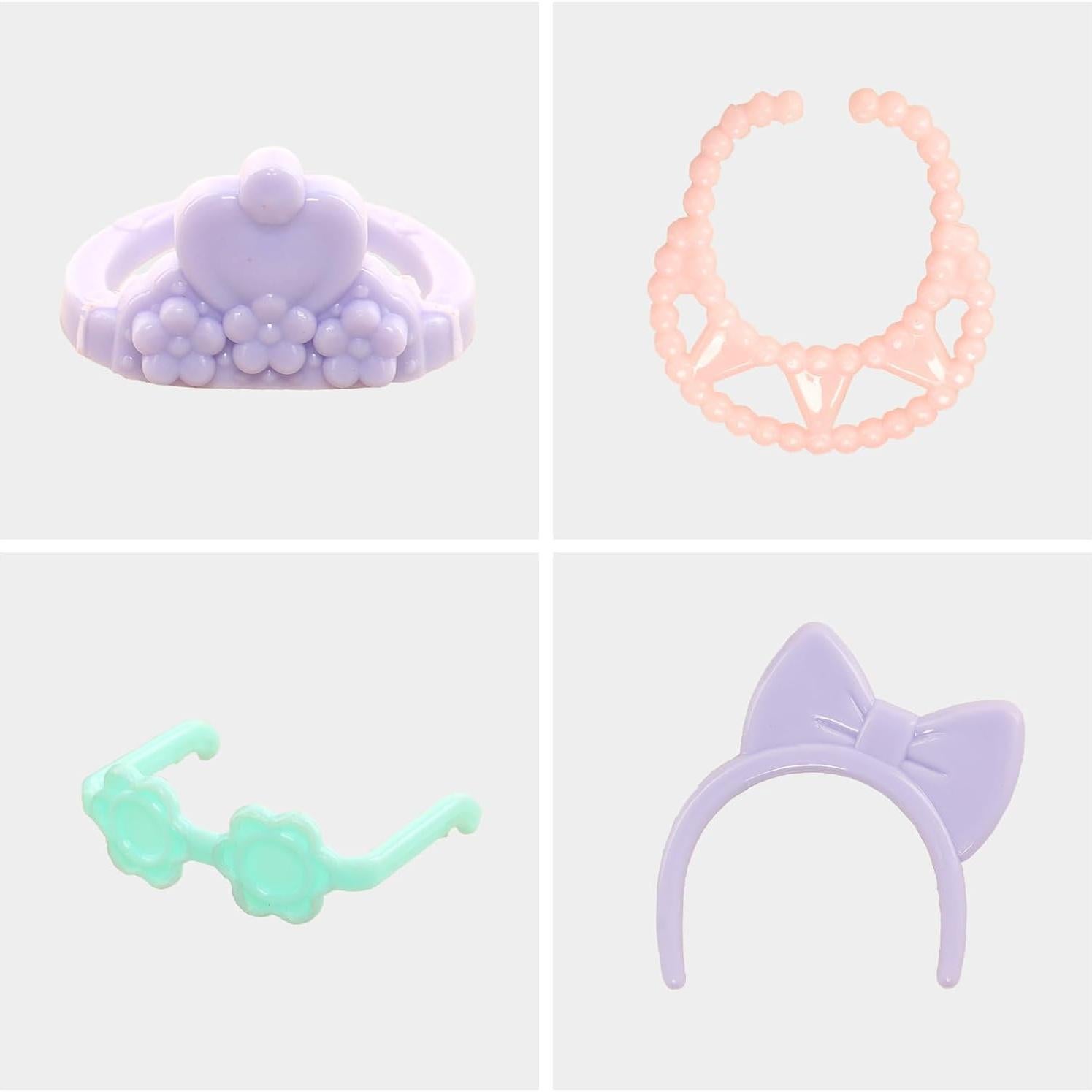 34 Piezas Ropa y Accesorios para Muñecas 5.3-6 Pulgadas