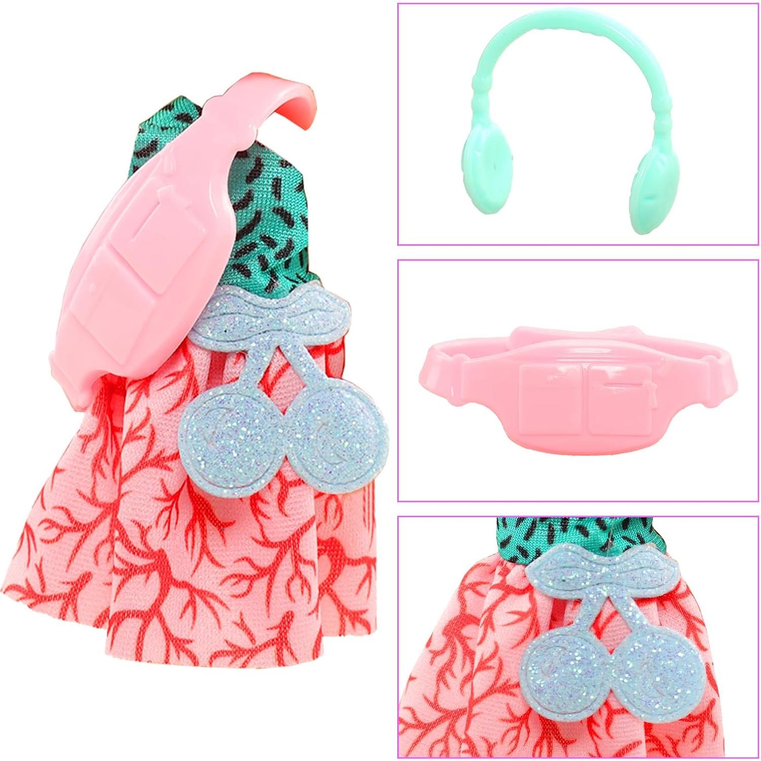 34 Piezas Ropa y Accesorios para Muñecas 5.3-6 Pulgadas