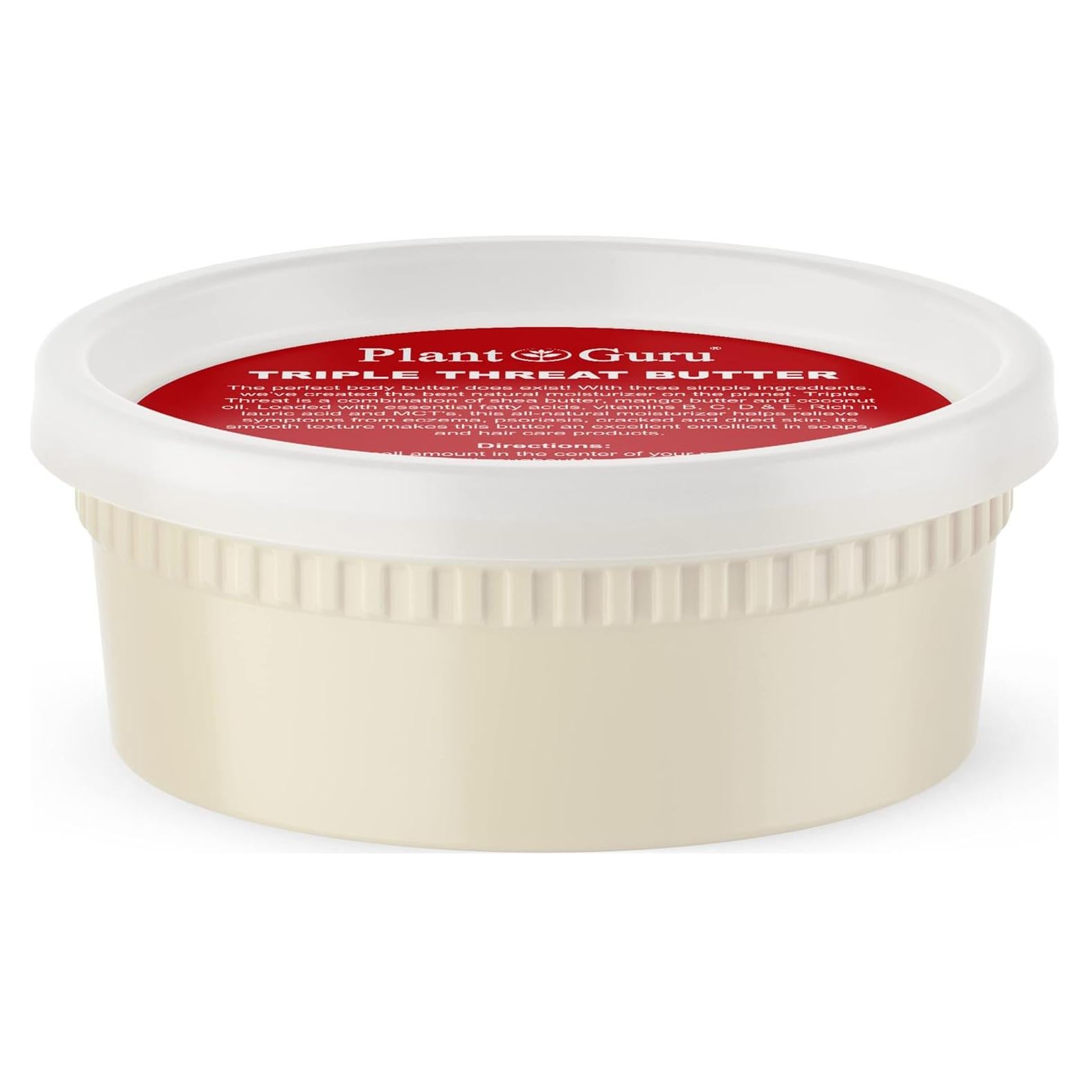 Manteca Corporal Triple Amenaza Plant Guru 226.8 g - Hidratante Natural