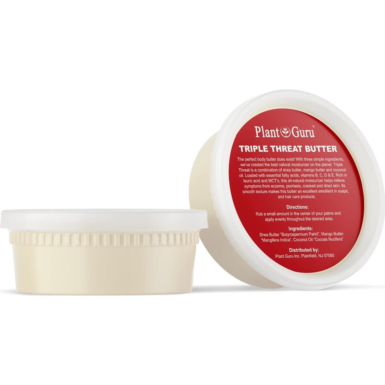 Manteca Corporal Triple Amenaza Plant Guru 226.8 g - Hidratante Natural
