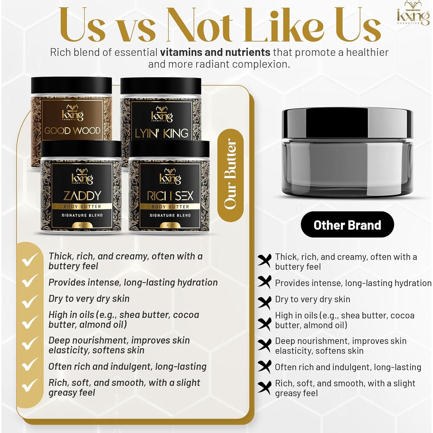 Manteca Corporal Orgánica KXNG 113g - Hidratante para Piel