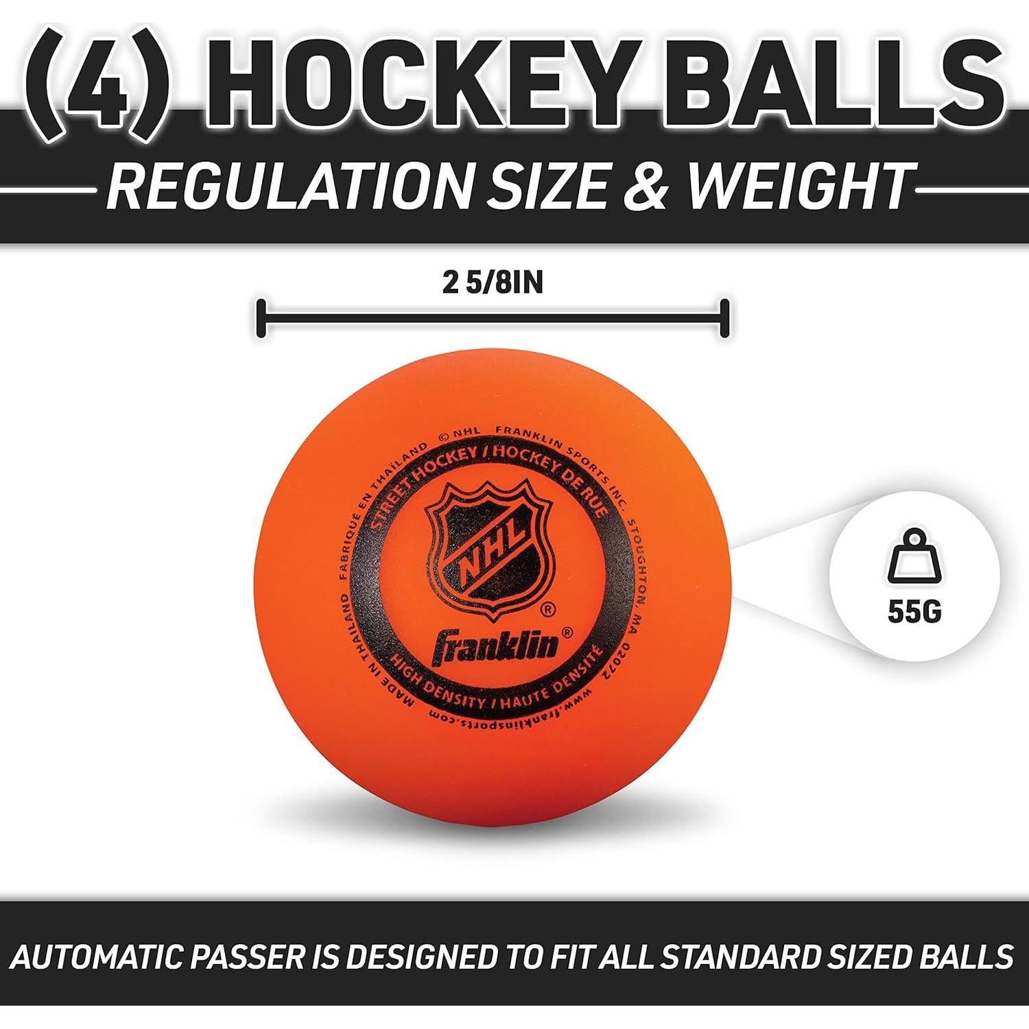 Máquina Pasadora de Pelotas de Hockey Franklin Sports - Entrenador One Timer