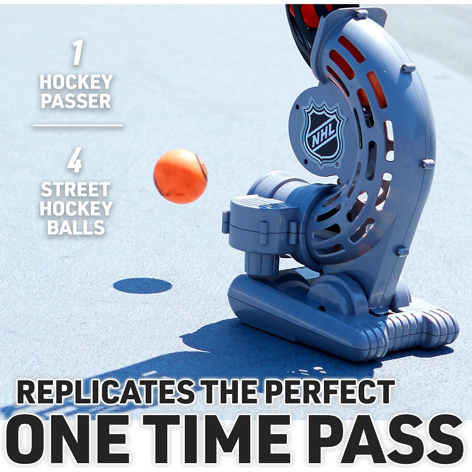 Máquina Pasadora de Pelotas de Hockey Franklin Sports - Entrenador One Timer