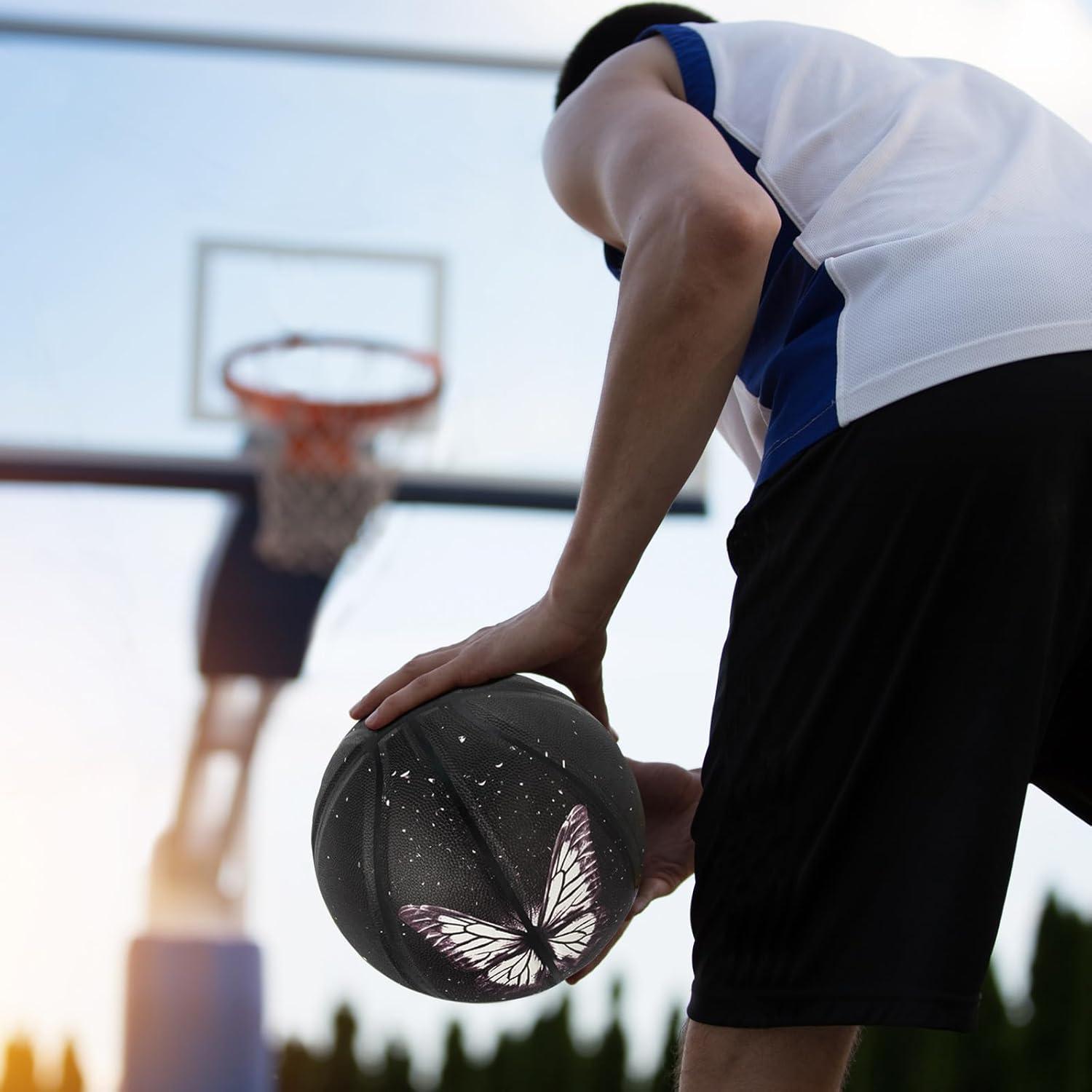 Balón de Baloncesto Kuangmi Evil Eyes Tamaño 7 Luminoso