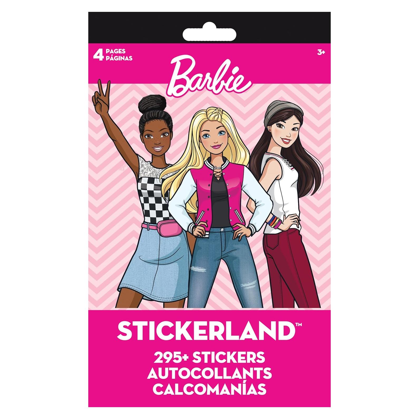 Pad de Calcomanías Barbie - 4 Páginas Multicolor