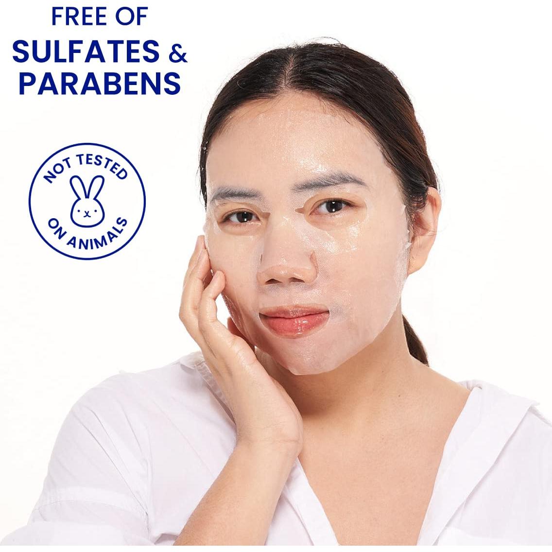 Máscara Facial de Colágeno FaceTory - Hidratante y Reafirmante (5 Piezas)