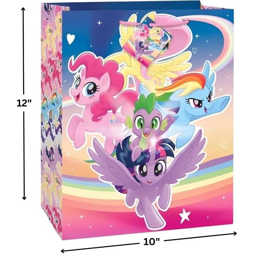 Bolsa de Regalo de Papel My Little Pony Única 30.48x25.4 cm