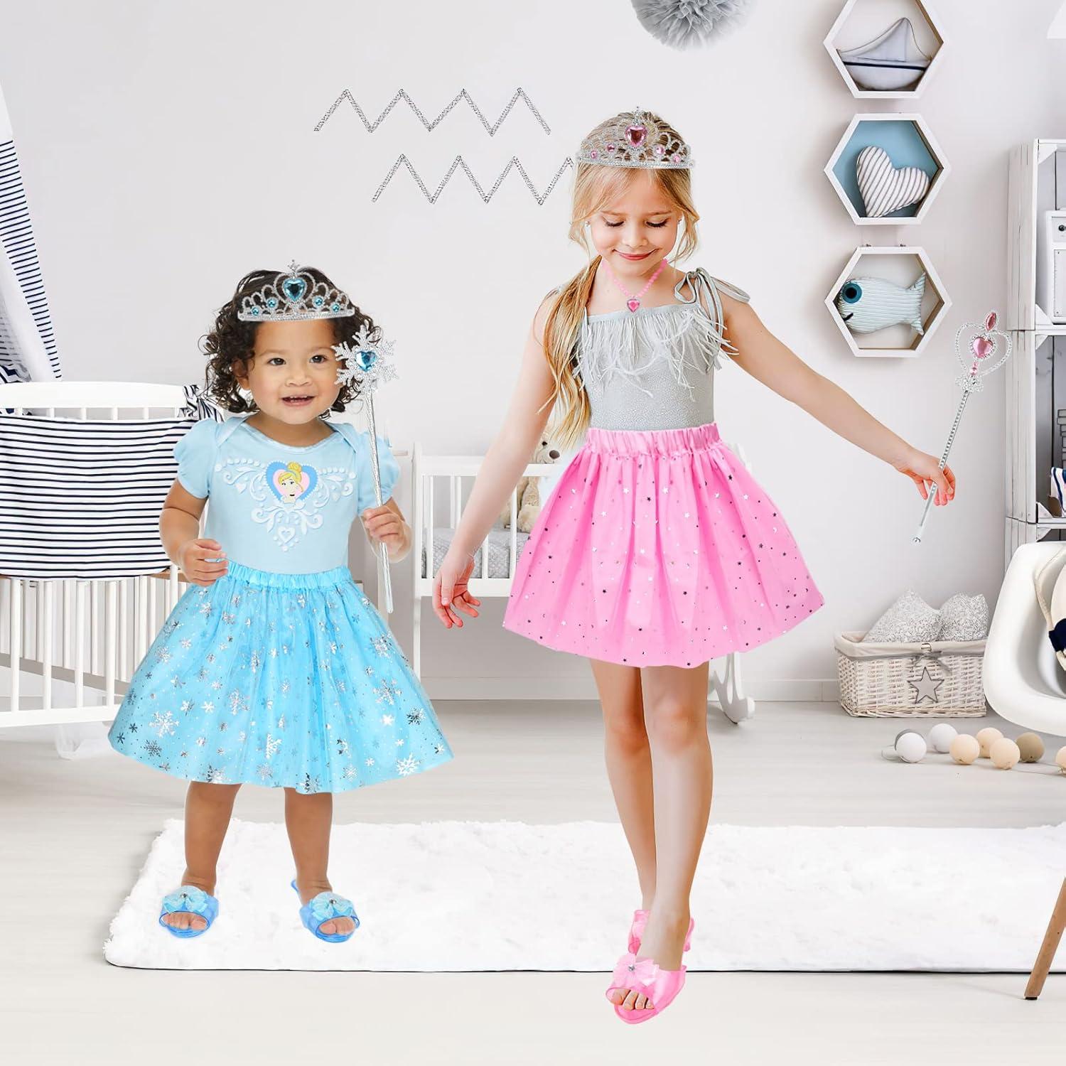 Disfraz de Princesa Biange con Joyería y Zapatos - Niñas 3-7 Años