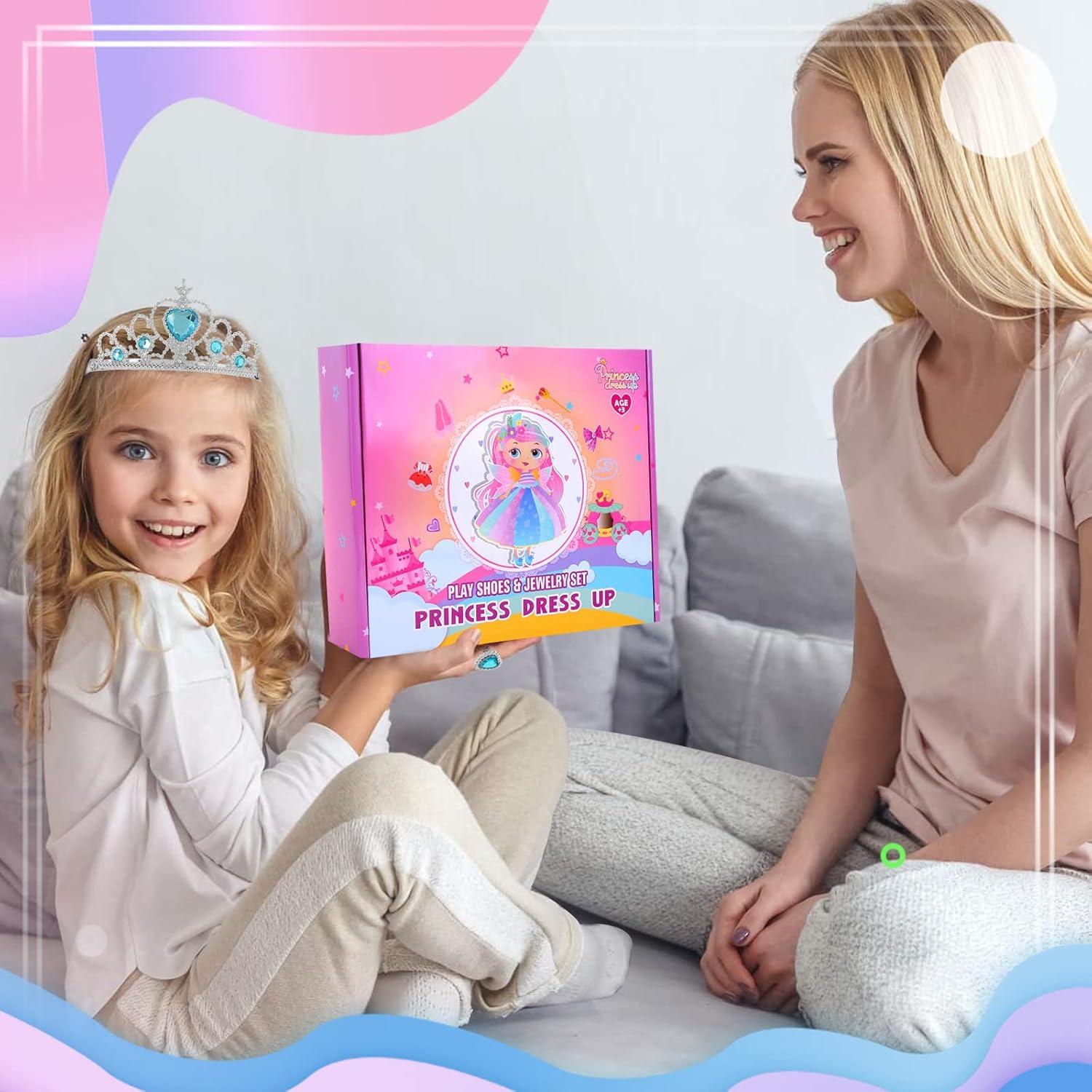 Disfraz de Princesa Biange con Joyería y Zapatos - Niñas 3-7 Años