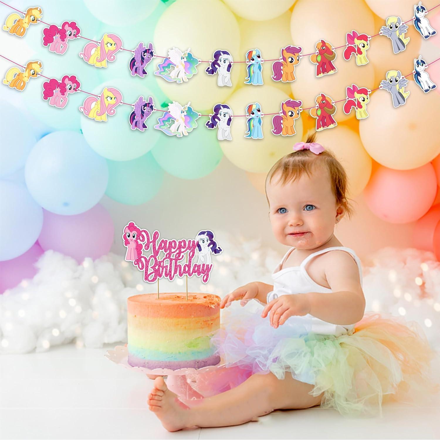 Suministros de Fiesta de Cumpleaños Mi Pequeño Pony - 27 Piezas
