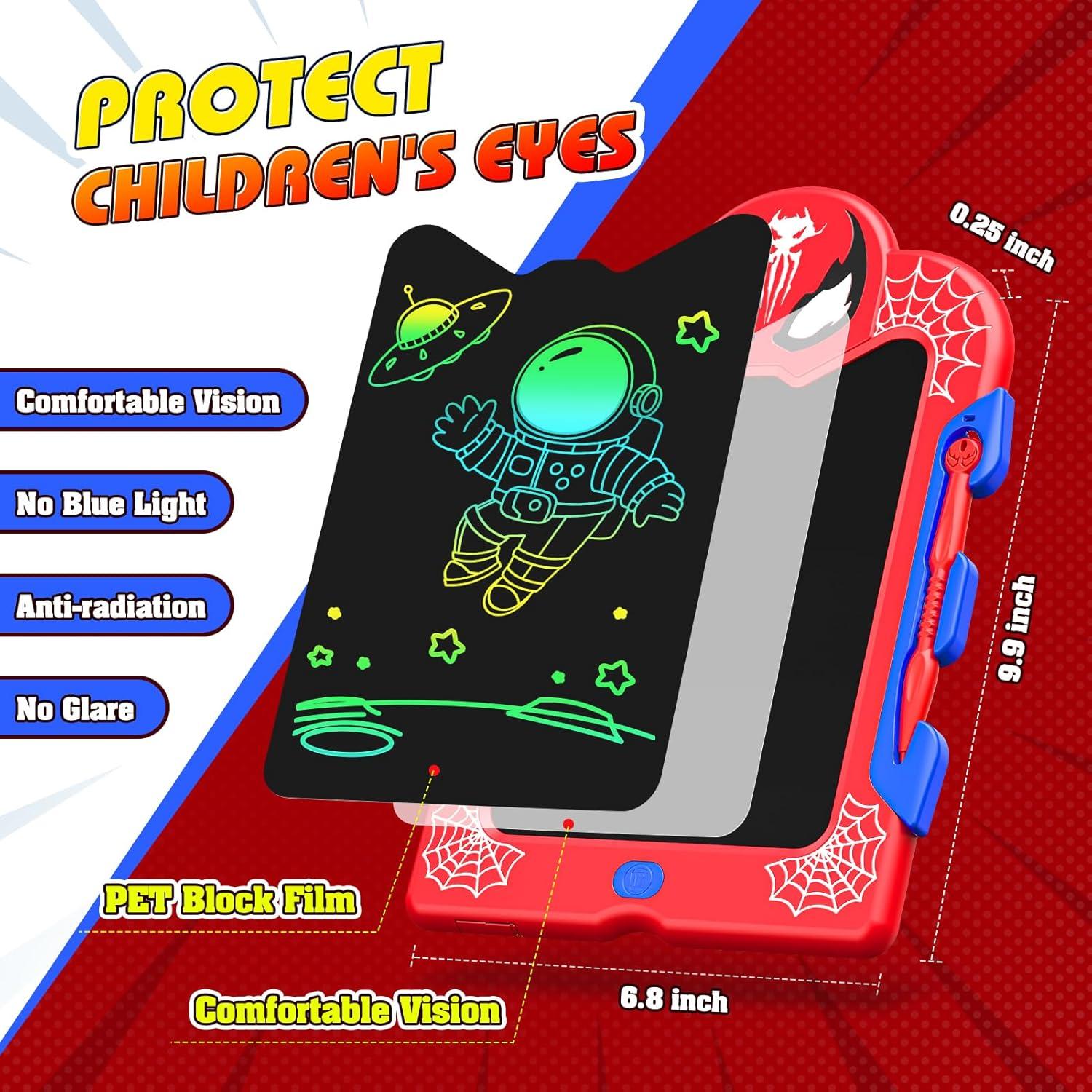 Tablet de Escritura LCD Spidolapse 8.5" Colorida para Niños