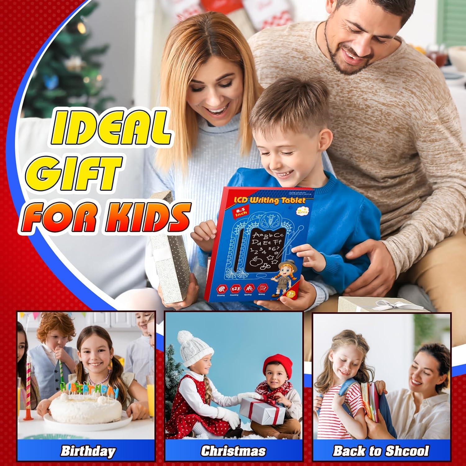 Tablet de Escritura LCD Spidolapse 8.5" Colorida para Niños