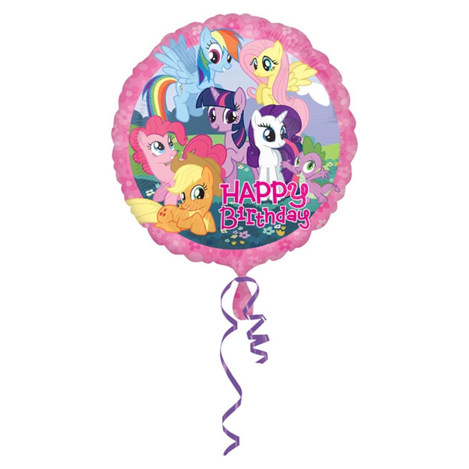 Globo de Cumpleaños de Foil Anagram Mi Pequeño Pony 43 cm