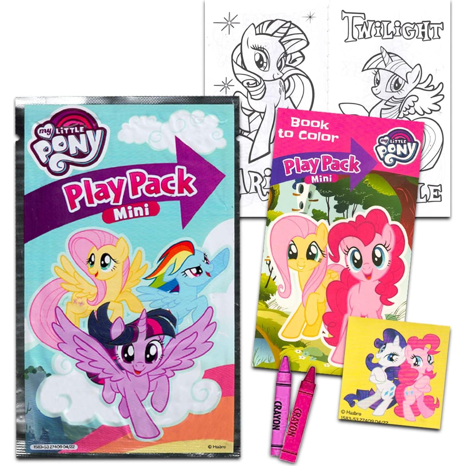 Paquete de Fiesta My Little Pony - 24 Libros para Colorear y Stickers