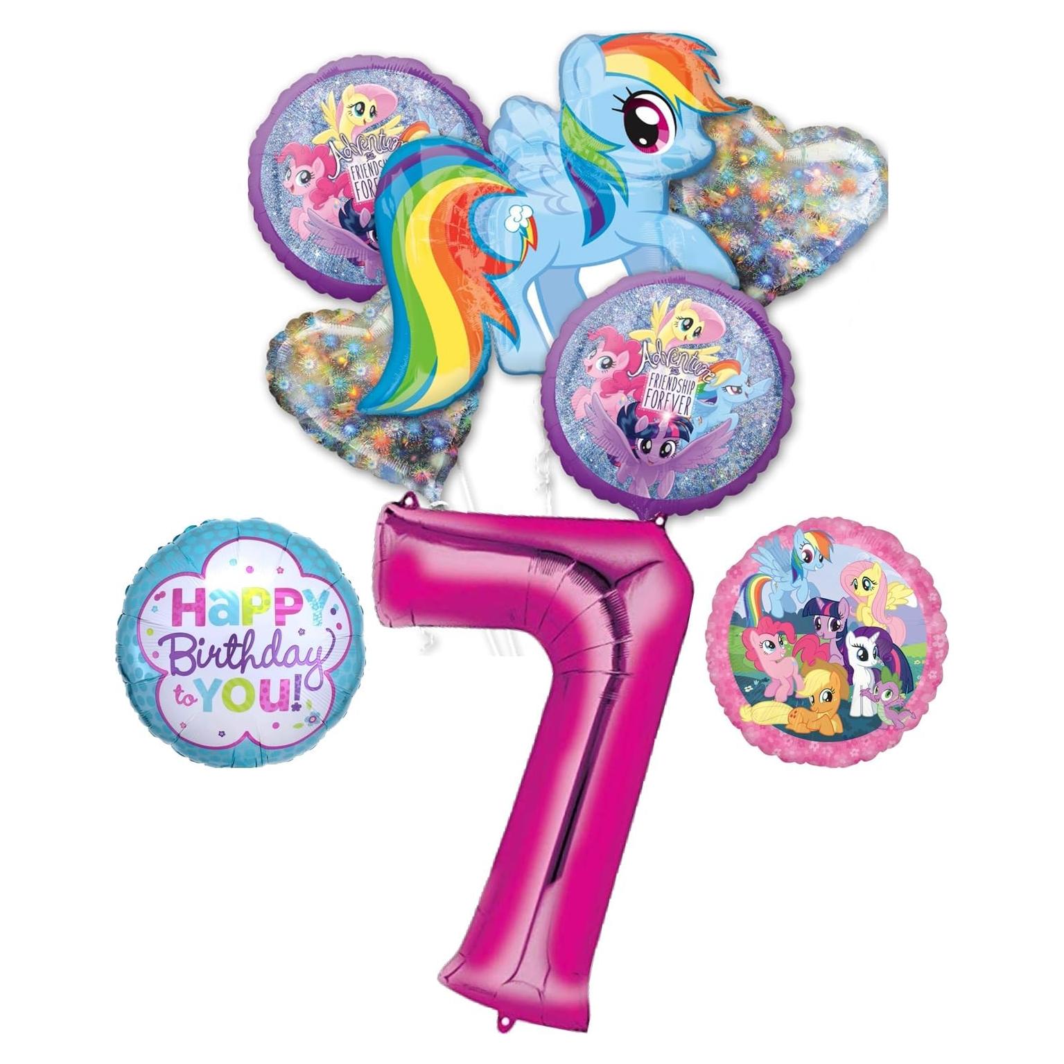 Ramo de Globos My Little Pony 7° Cumpleaños Anagram