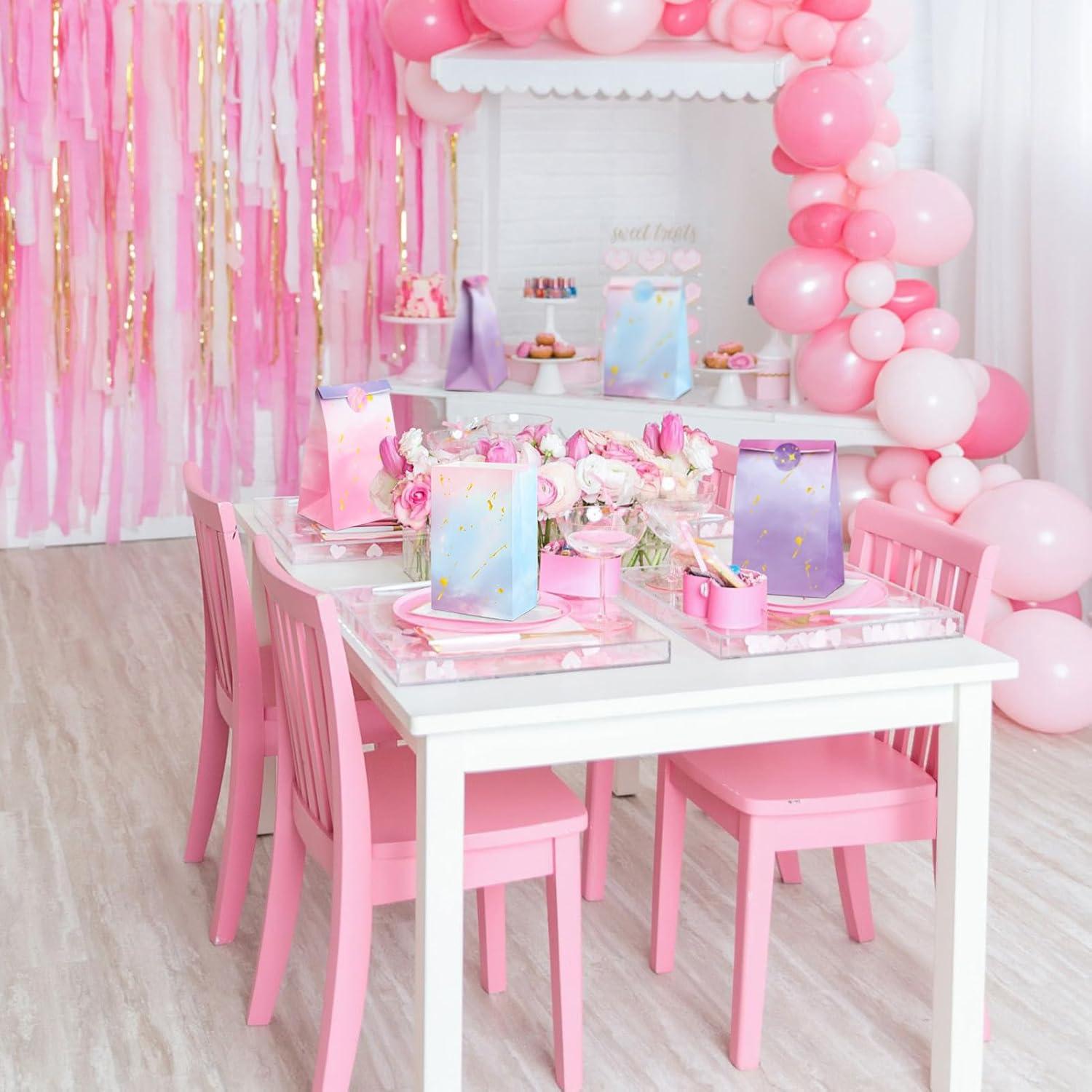 Bolsas de Fiesta Tie Dye HEJIN 30PCS con Stickers 20x12cm