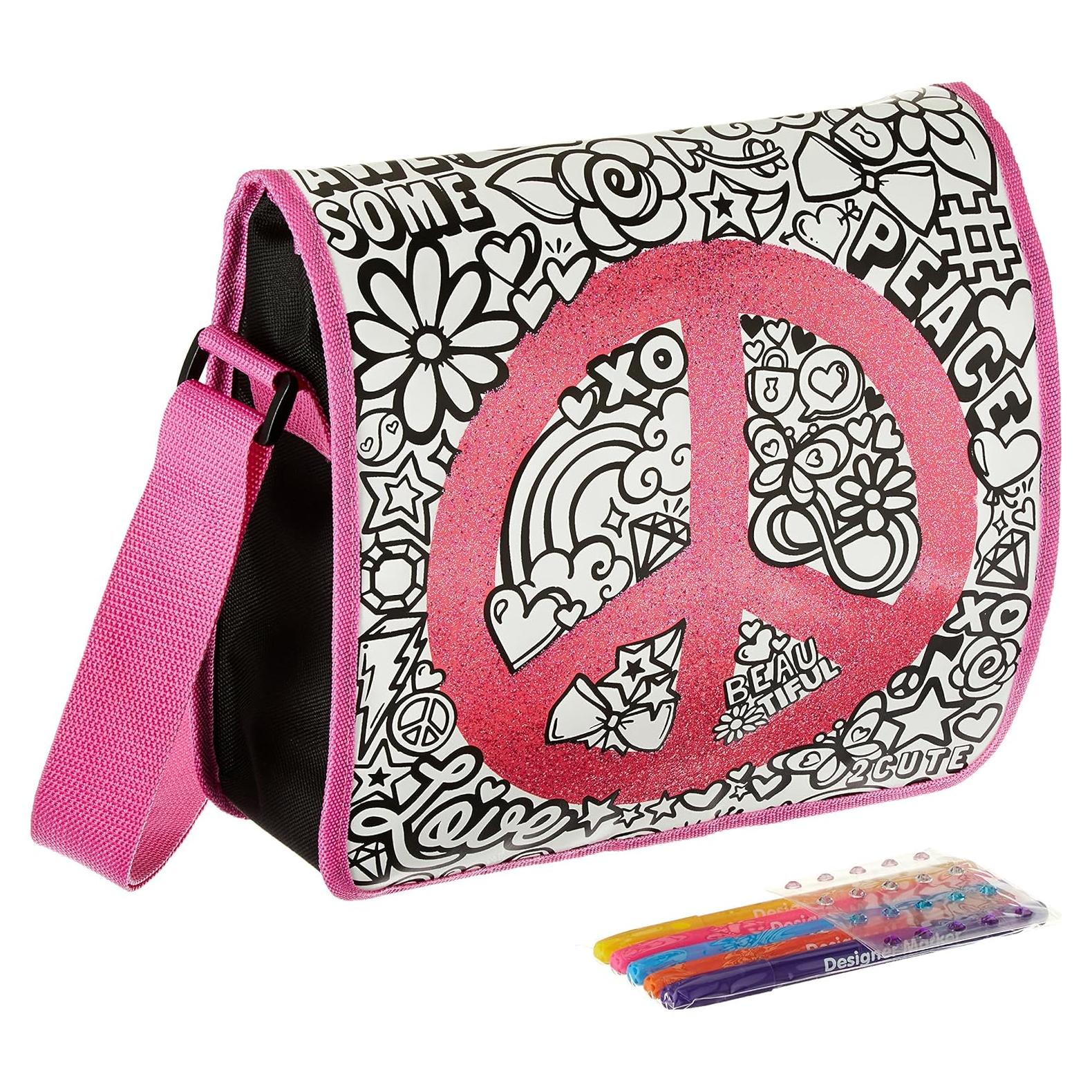 Bolsa de Mensajero Brillante DIY Horizon 30.5x28 cm