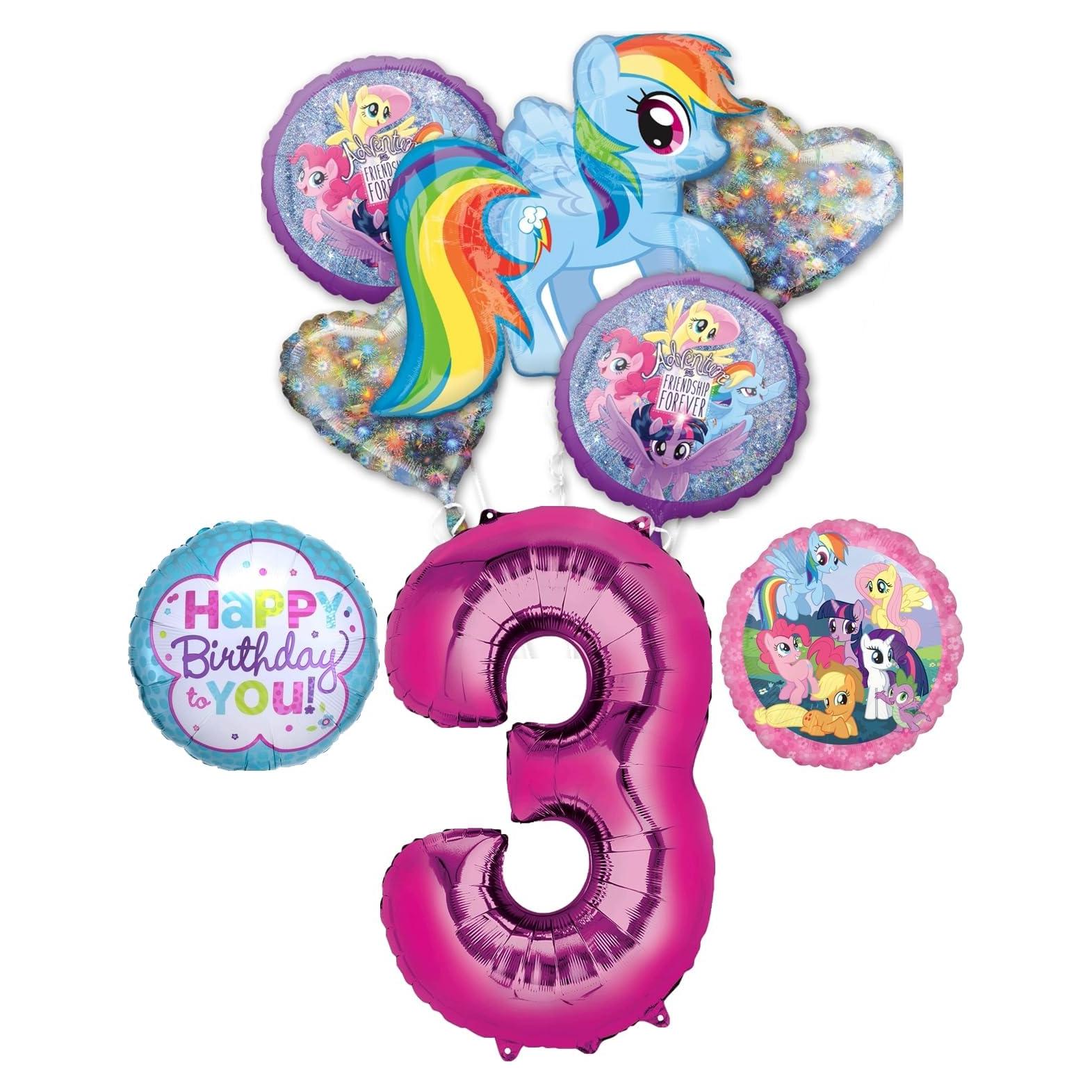 Ramo de Globos My Little Pony 3er Cumpleaños Anagram