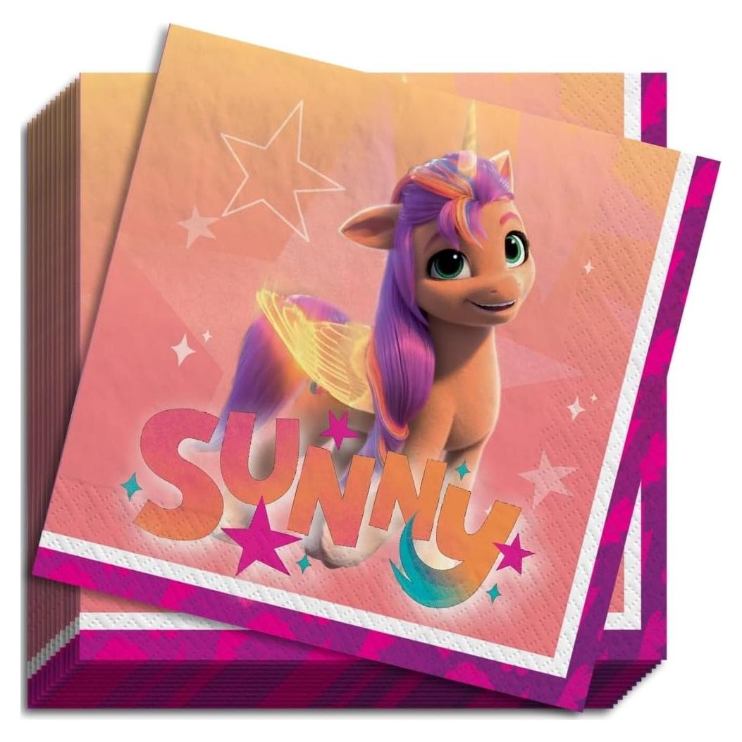 Servilletas de Papel My Little Pony - Paquete de 16 Unidades