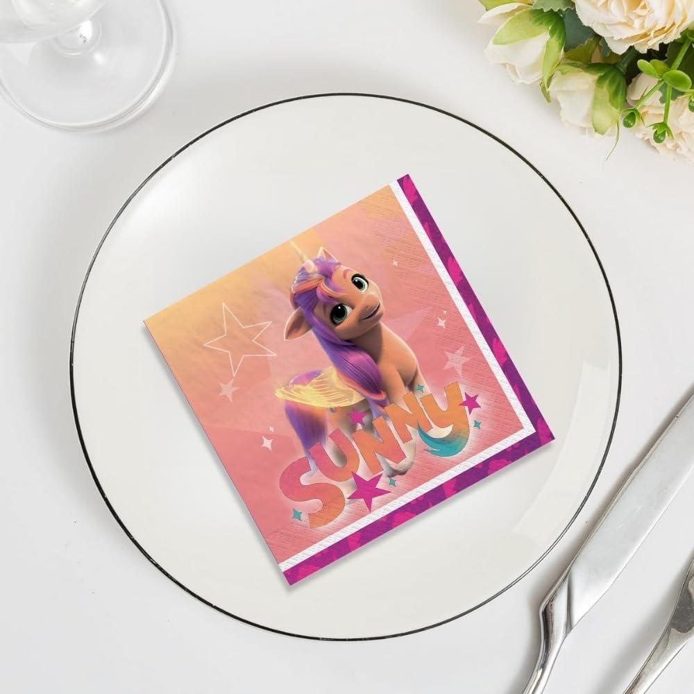 Servilletas de Papel My Little Pony - Paquete de 16 Unidades