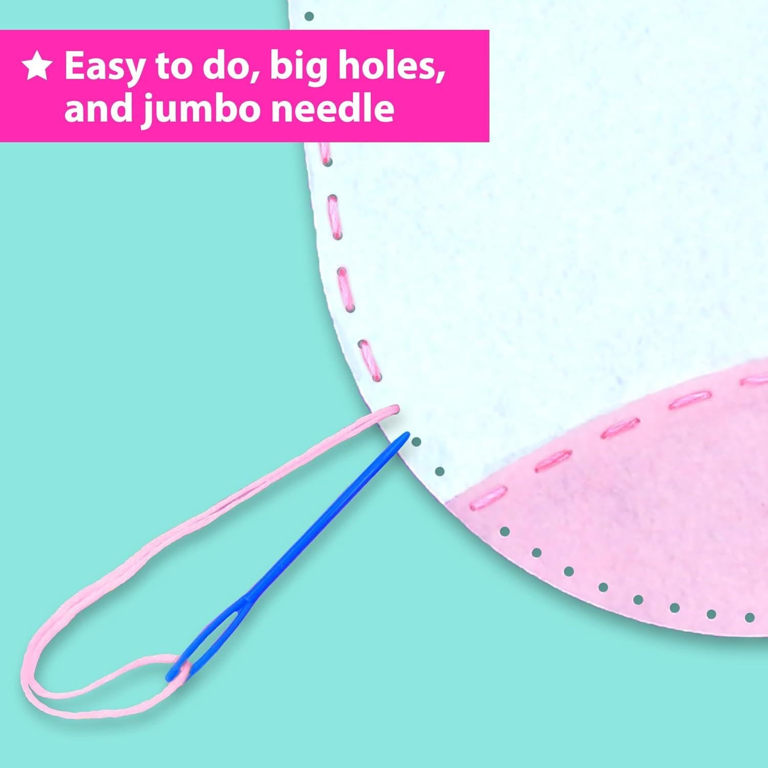 Kit de Costura para Niños KRAFUN Unicornio - 8 Proyectos