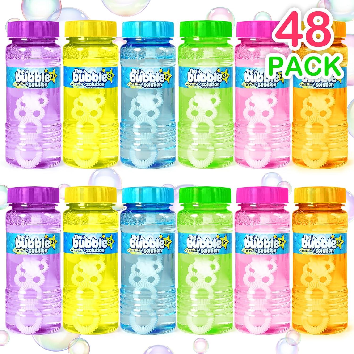 48 Botellas de Burbujas 118ml SpringFlower - Fiesta Infantil