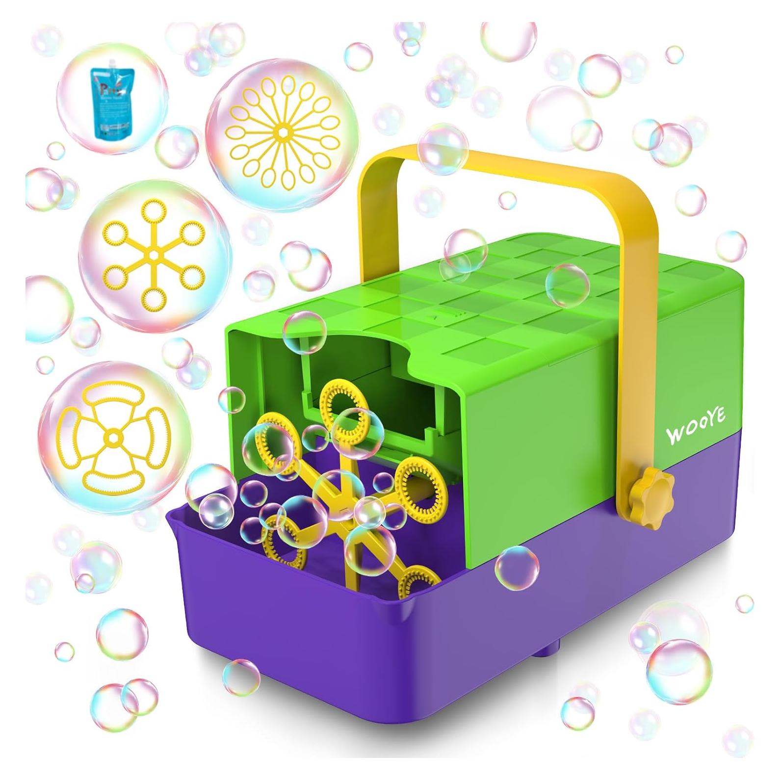 Máquina de Burbujas WOOYE 3 en 1 para Niños - 300ml