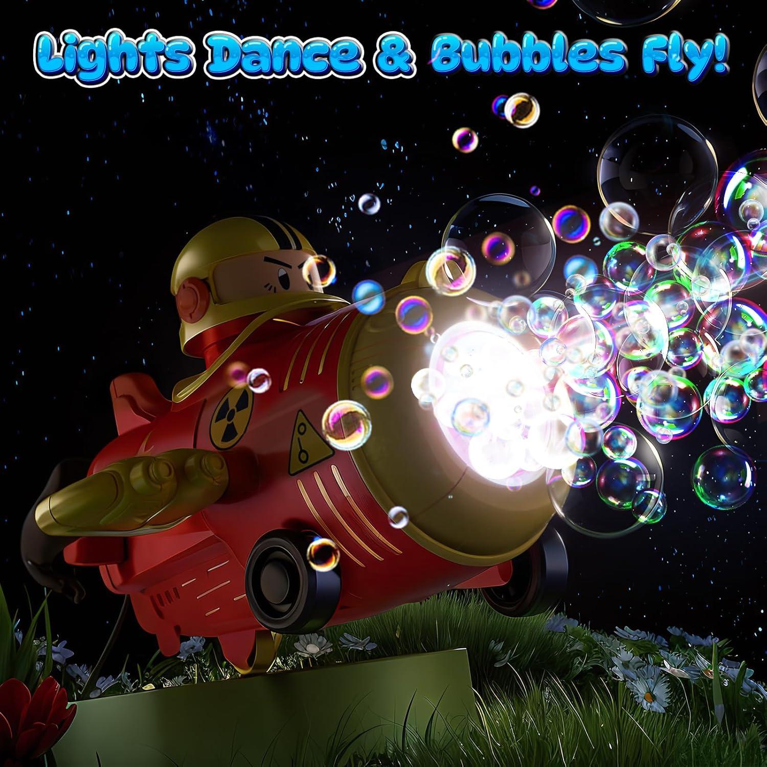 Paquete de 2 Pistolas de Burbuja JOI MEW 3 en 1 con Luces LED