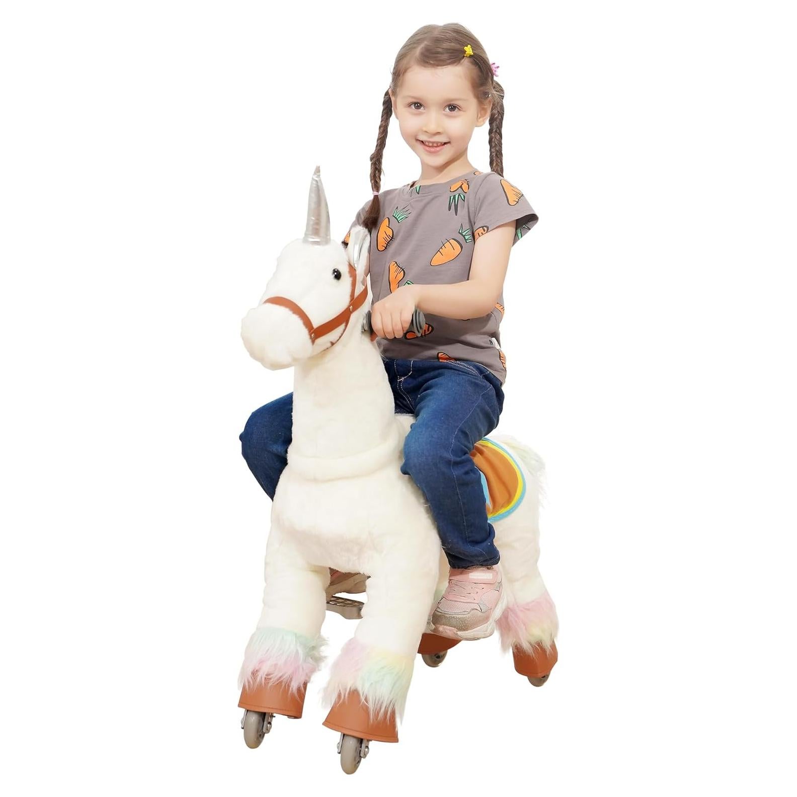 PonyFunny Unicornio de Montar para Bebés 6.31 kg 66x31x72 cm