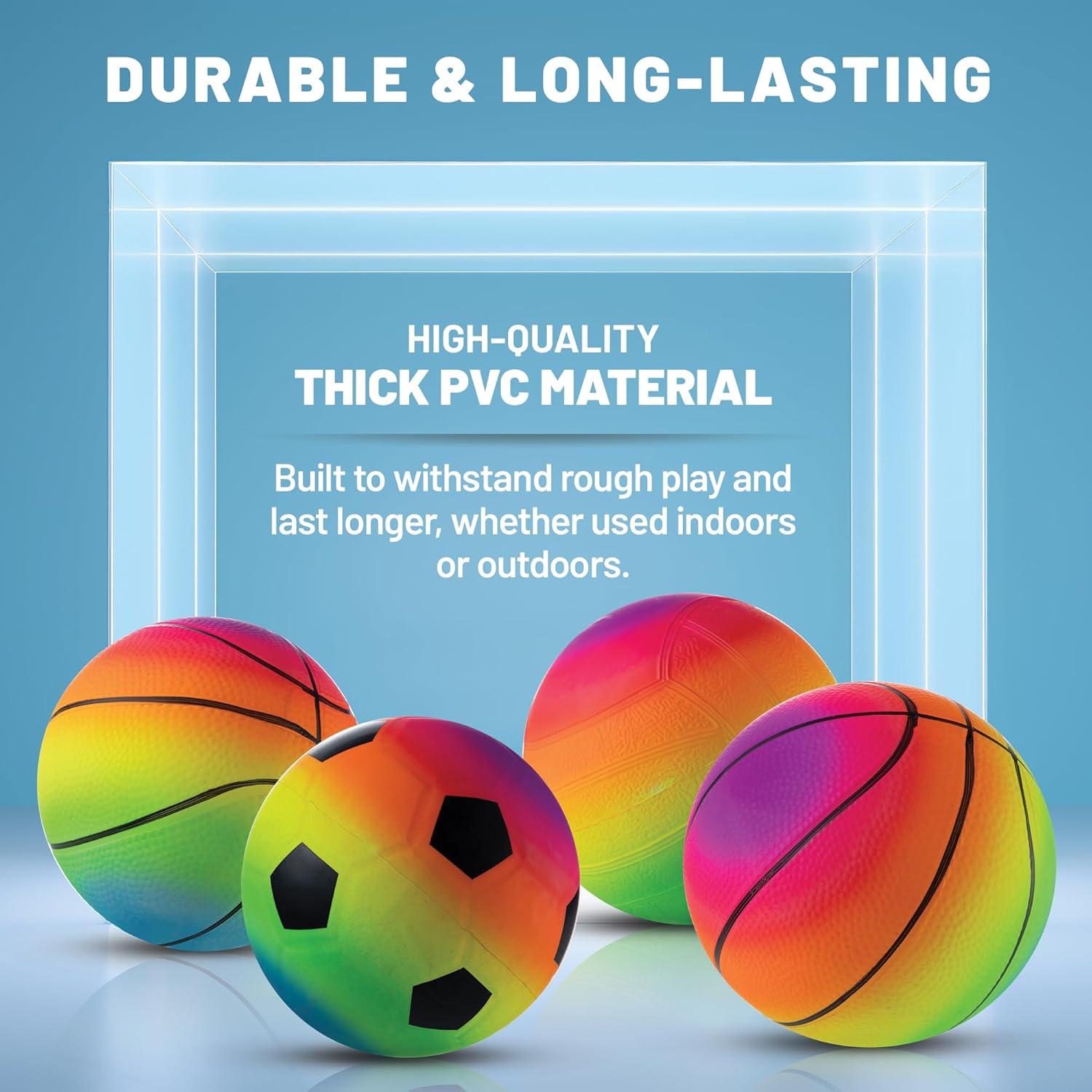 Pelotas Inflables Bedwina - 4 Piezas para Niños