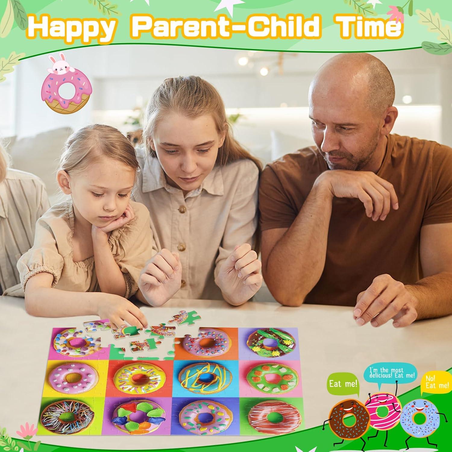 4 Rompecabezas de 100 Piezas para Niños Ciesa - Temas Divertidos