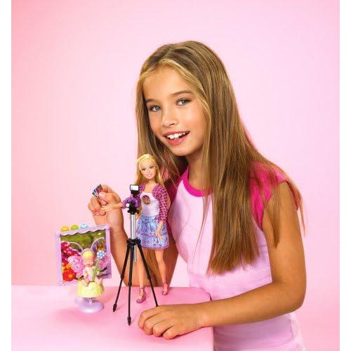 Muñeca Barbie Fotógrafa de Bebés Mattel con Accesorios