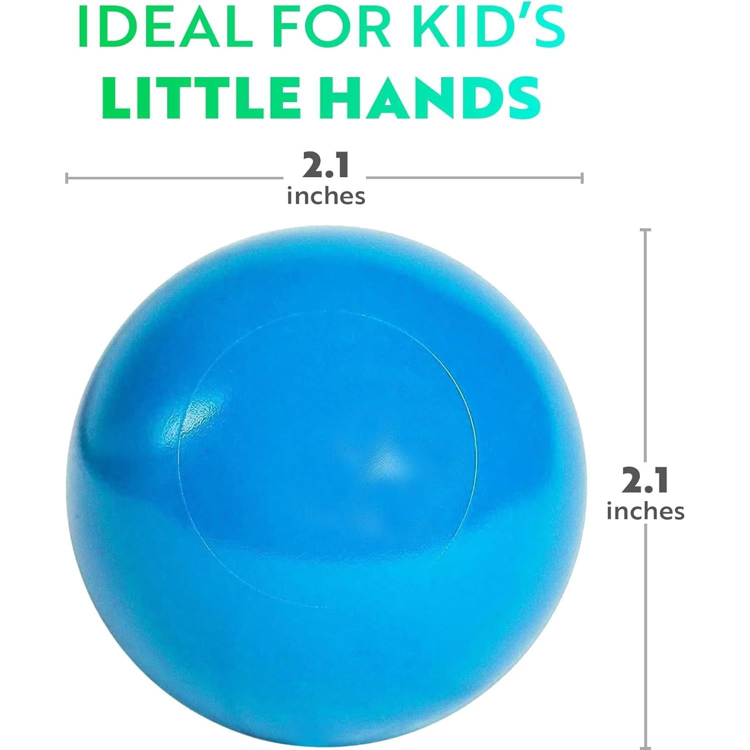 Bolas de Plástico Suave Playz 50 Unidades 8 Colores Vibrantes