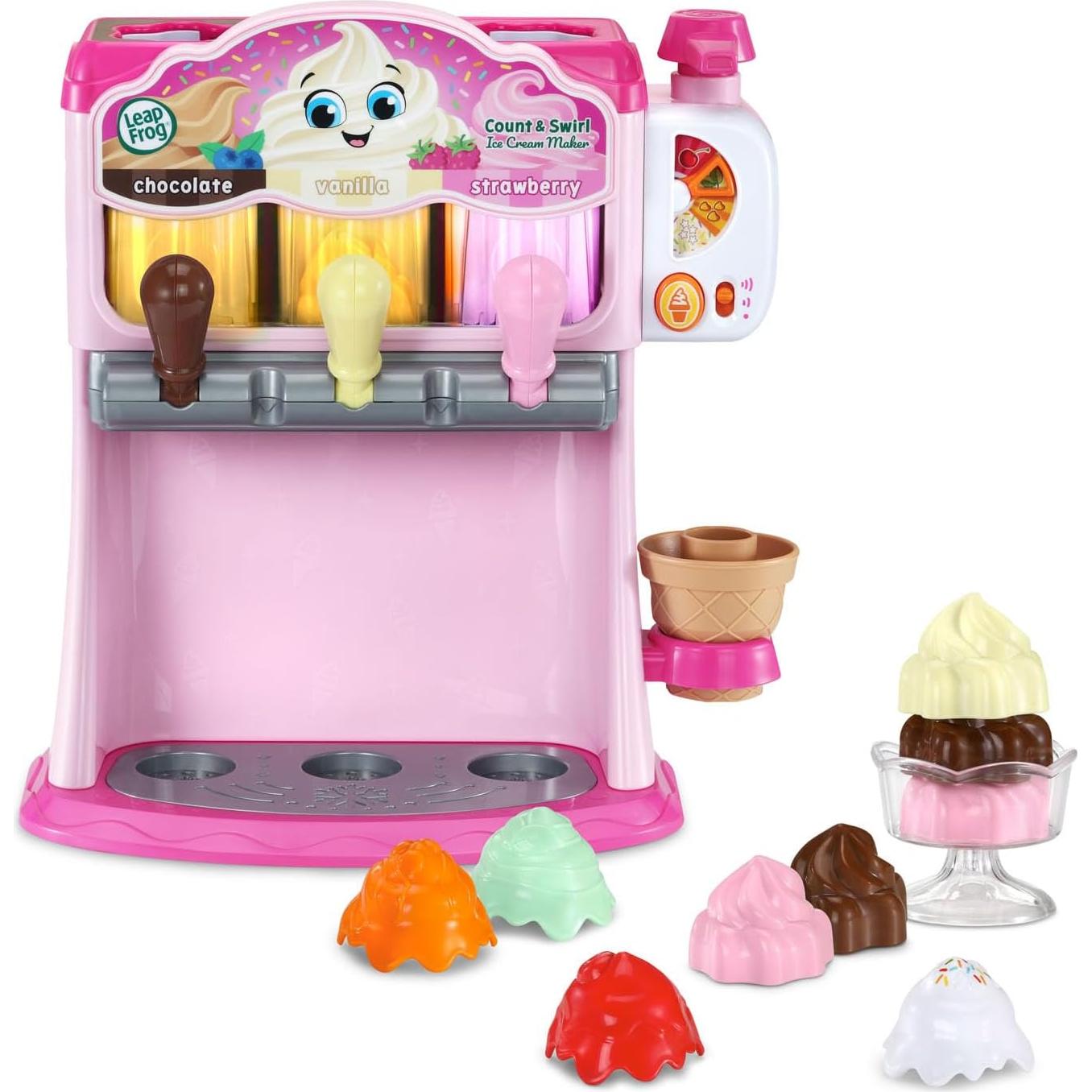 Juego de Fabricación de Helados LeapFrog Rosa para Niños 2+