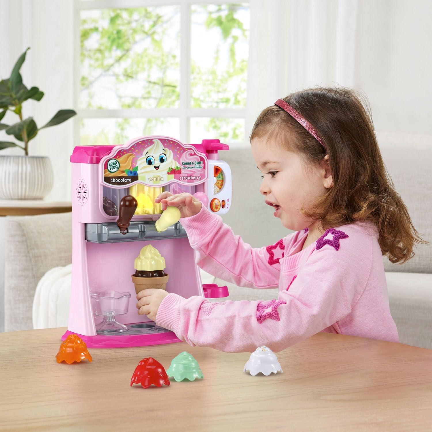 Juego de Fabricación de Helados LeapFrog Rosa para Niños 2+