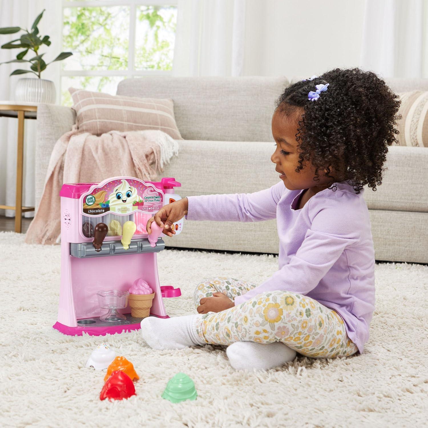 Juego de Fabricación de Helados LeapFrog Rosa para Niños 2+