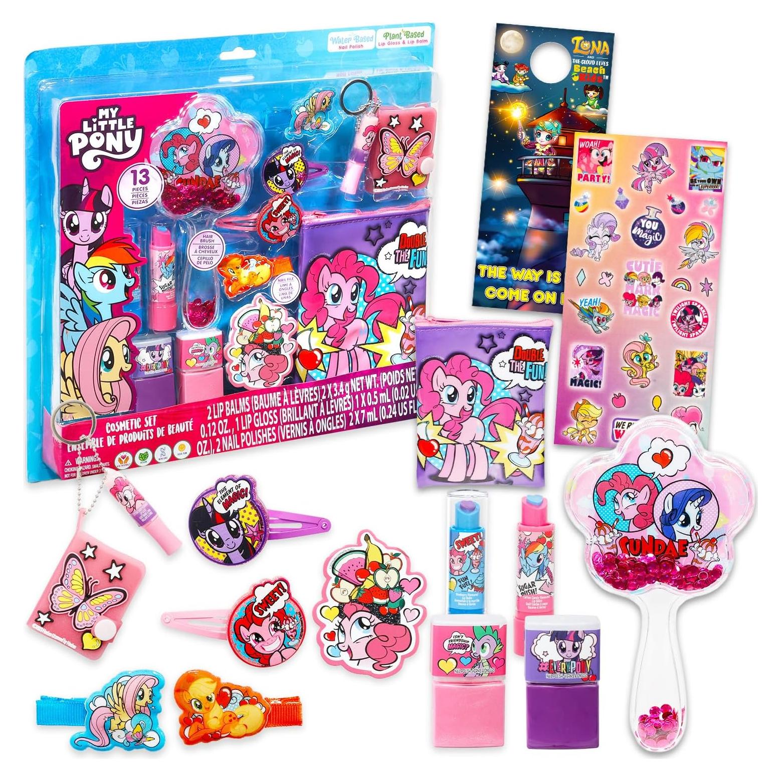 Juego de Cosméticos My Little Pony - 13 Piezas para Niñas