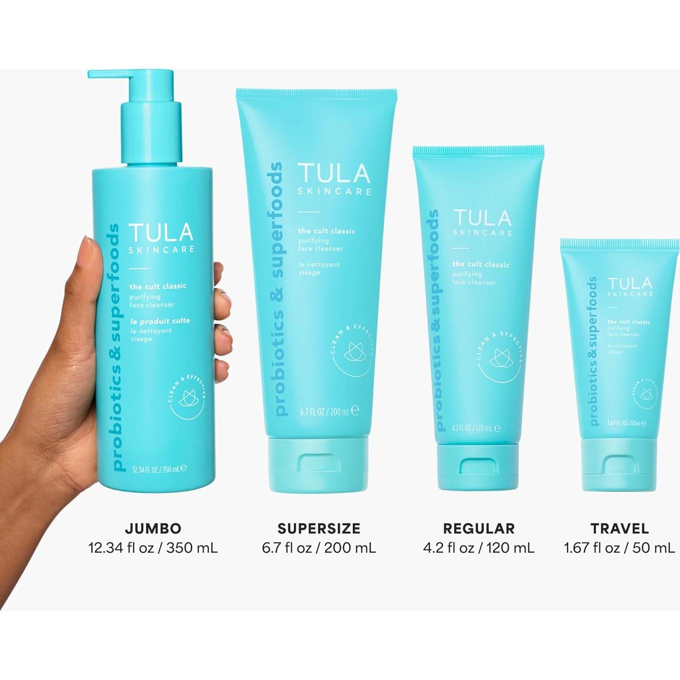 Limpiador Facial Purificante TULA Skin Care Jumbo 330g
