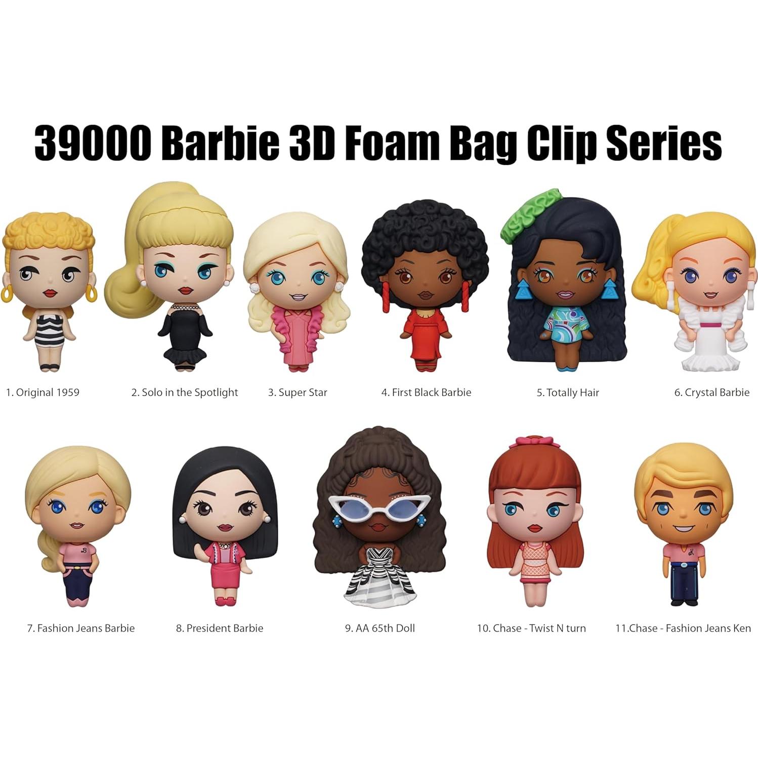 Clip de Bolsa de Espuma 3D Barbie - Serie 1 - 1 Pieza